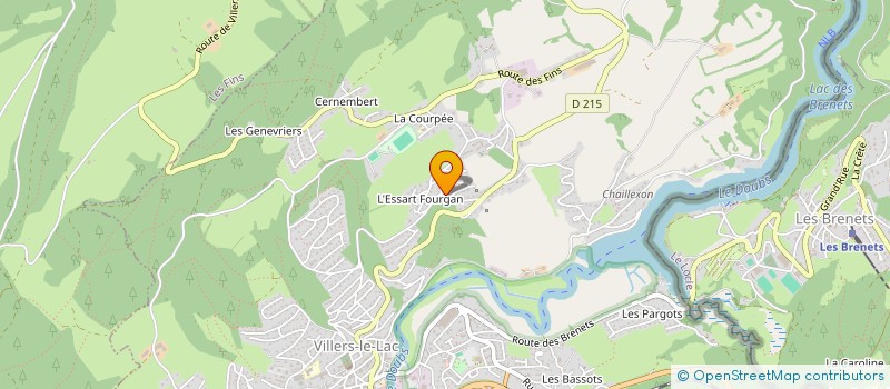 localisation de l'entreprise MADAME MARIA LAURA RUBIO SANTOS  VILLERS-LE-LAC