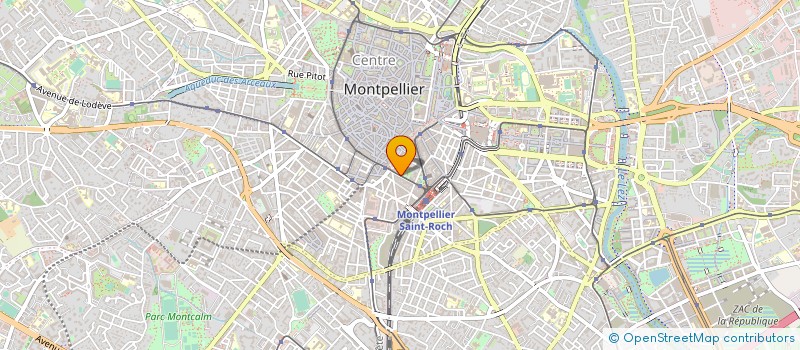 localisation de l'entreprise MADAME MARIA LAZZARINI à MONTPELLIER