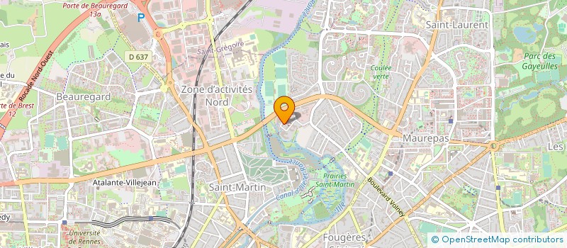 localisation de l'entreprise MADAME MARIA LE GALL  RENNES