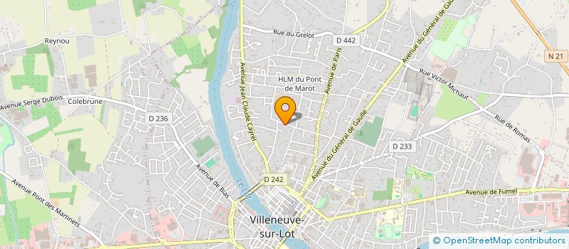 localisation de l'entreprise MADAME MARIA LECLERC  VILLENEUVE-SUR-LOT