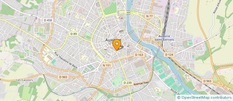 localisation de l'entreprise MADAME MARIA LEON RUIZ  AUXERRE