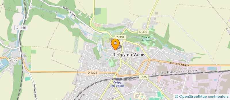 localisation de l'entreprise MADAME MARIA LEONE  CREPY-EN-VALOIS