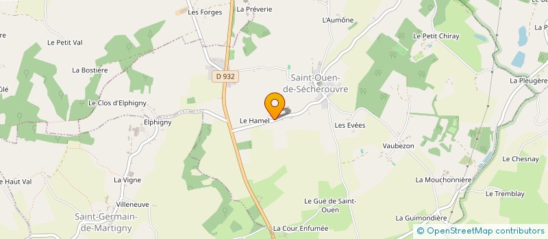 localisation de l'entreprise MADAME MARIA LEPOIVRE à SAINT-OUEN-DE-SECHEROUVRE