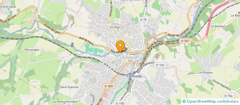 localisation de l'entreprise MADAME MARIA LERNOUT  L ARBRESLE