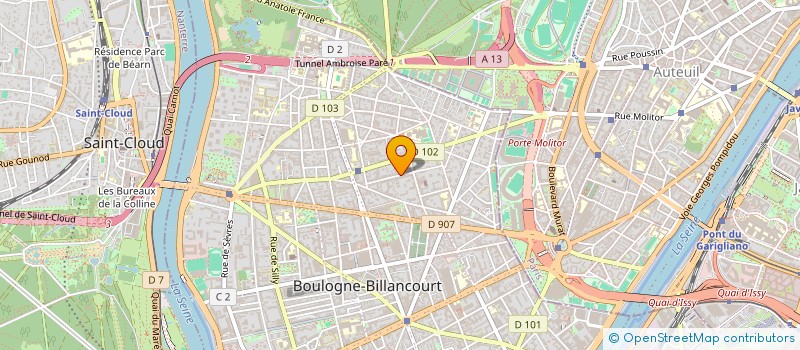 localisation de l'entreprise MADAME MARIA LIMA à BOULOGNE-BILLANCOURT