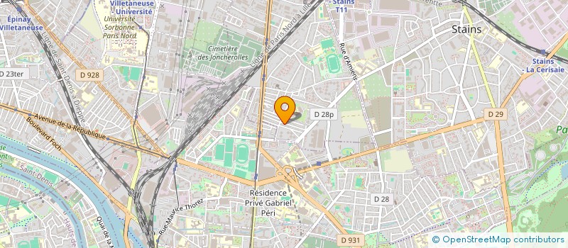 localisation de l'entreprise MADAME MARIA LLIGALO MALIZA à PIERREFITTE-SUR-SEINE