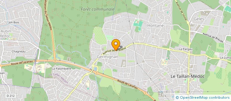 localisation de l'entreprise MADAME MARIA LOBATO POCINHO  LE TAILLAN-MEDOC