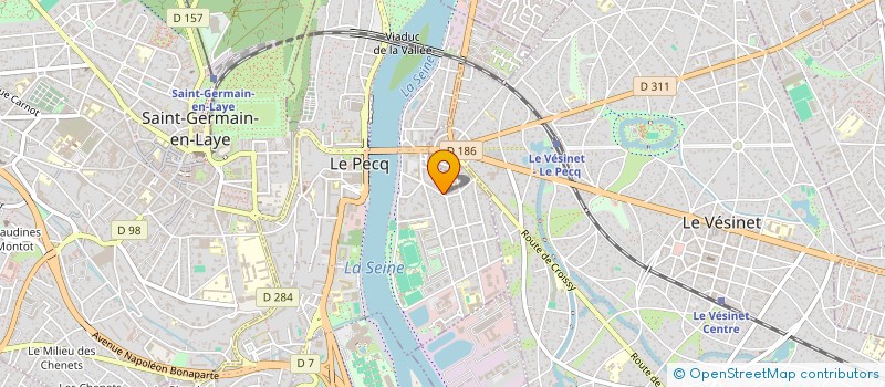 localisation de l'entreprise MADAME MARIA-LOETITIA PETIT  LE PECQ