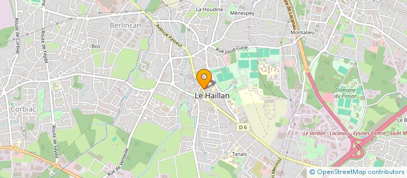 localisation de l'entreprise MADAME MARIA LOPES  LE HAILLAN