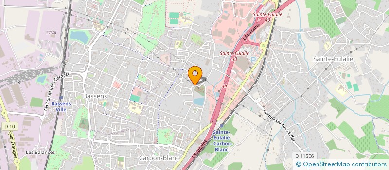 localisation de l'entreprise MADAME MARIA LOPES CORREIRA  CARBON-BLANC