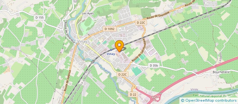 localisation de l'entreprise MADAME MARIA LOPES MIRANDA  VINAY