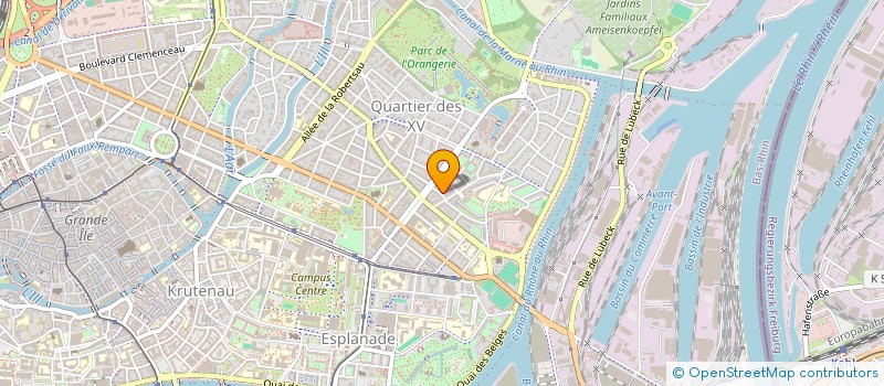localisation de l'entreprise MADAME MARIA LOZANO à STRASBOURG