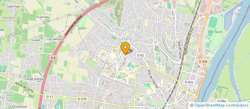 localisation de l'entreprise MADAME MARIA LUCE CANNIZZARO  MACON