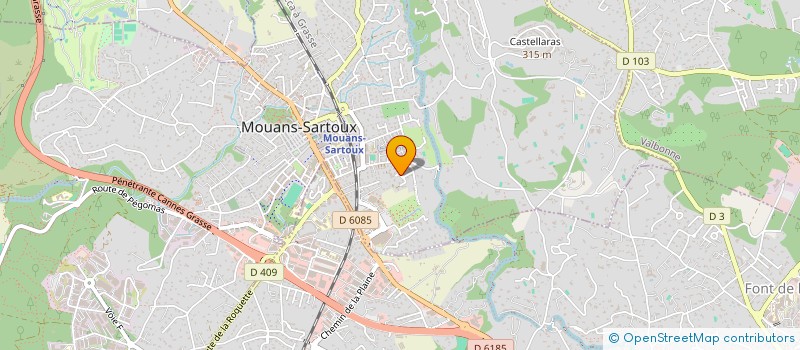 localisation de l'entreprise MADAME MARIA LUCILA RODARO  MOUANS-SARTOUX