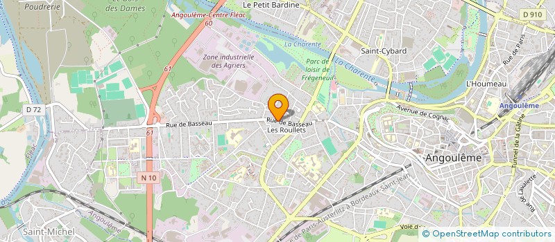 localisation de l'entreprise MADAME MARIA LUISA CARVALHAIS PINHO à ANGOULEME