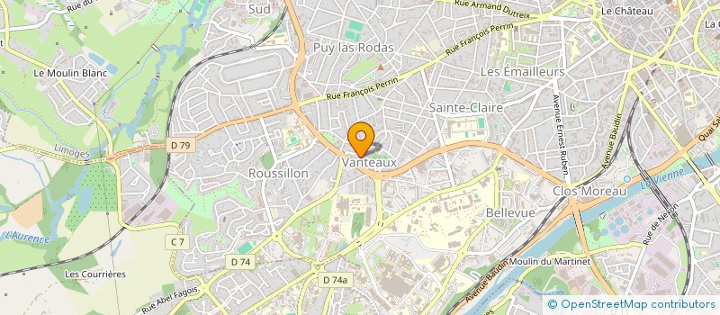 localisation de l'entreprise MADAME MARIA LUISA HERNANDEZ à LIMOGES