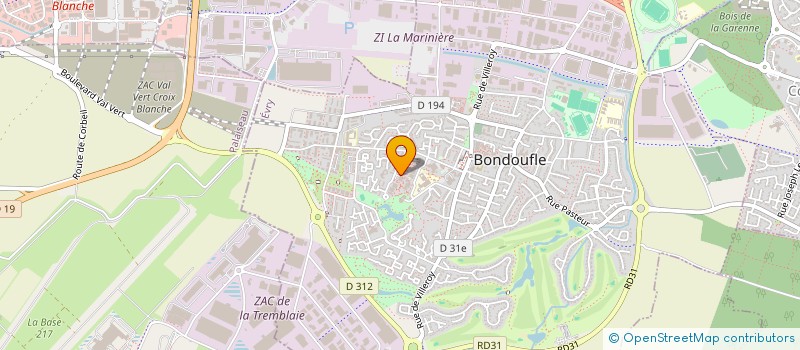 localisation de l'entreprise MADAME MARIA LUISA MANDRA BUIKILA  BONDOUFLE