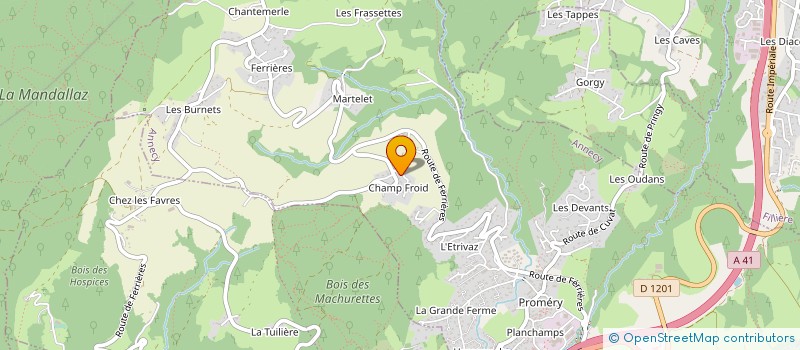 localisation de l'entreprise MADAME MARIA-LUISA OLTEANU  ANNECY