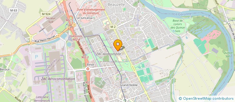 localisation de l'entreprise MADAME MARIA LUISA SEBASTIAN MARTINEZ  BEAUZELLE