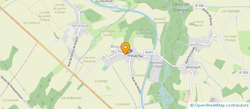 localisation de l'entreprise MADAME MARIA LUISA TINOCO  BEAURAINS LES NOYON