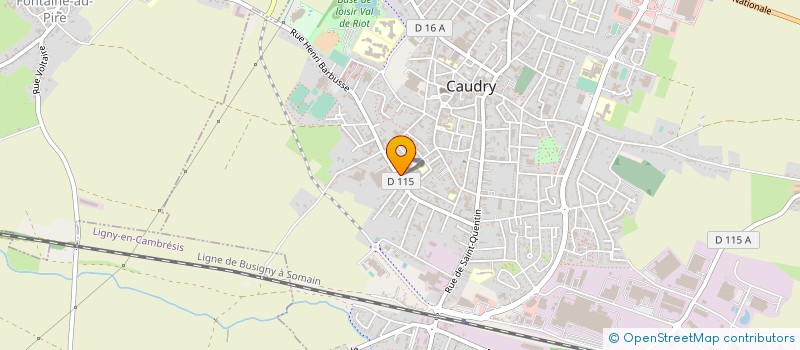 localisation de l'entreprise MADAME MARIA-LUISA VIEIRA SOARES PEREIRA  CAUDRY