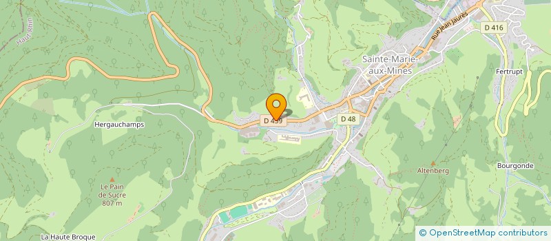 localisation de l'entreprise MADAME MARIA LUQUE BAENA  SAINTE-MARIE-AUX-MINES