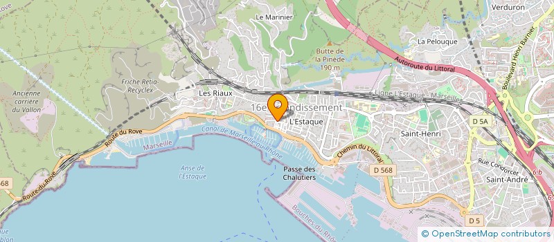 localisation de l'entreprise MADAME MARIA-LYNA RAISSI à MARSEILLE 16