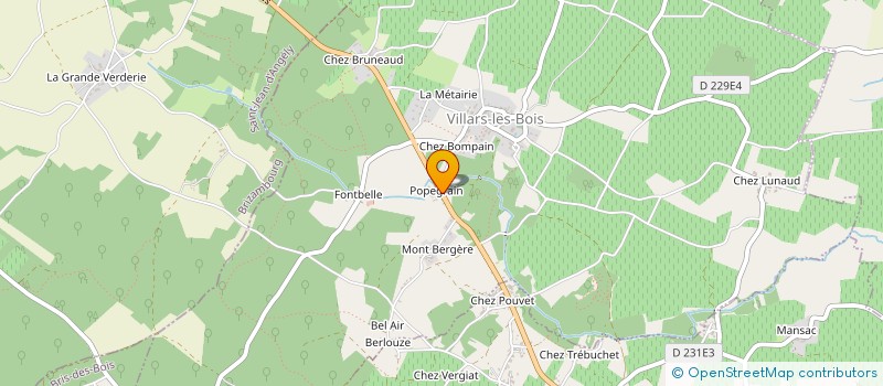 localisation de l'entreprise MADAME MARIA MACHADO  VILLARS-LES-BOIS