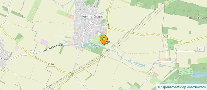 localisation de l'entreprise MADAME MARIA MACHADO  VERT-LE-GRAND