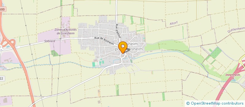 localisation de l'entreprise MADAME MARIA MAGDALENA MALDONADO TONTAQUIMBA  GRIESHEIM-PRES-MOLSHEIM