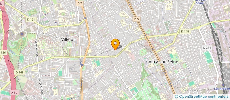 localisation de l'entreprise MADAME MARIA MAGNIER à VITRY-SUR-SEINE