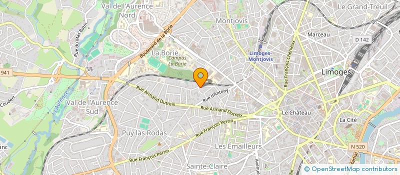 localisation de l'entreprise MADAME MARIA MANSO GONZALEZ à LIMOGES