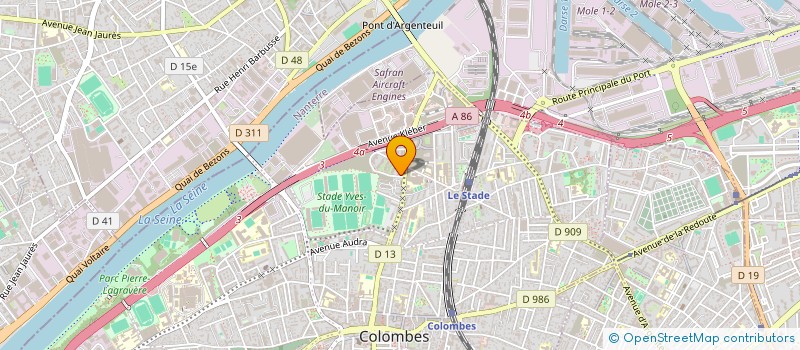 localisation de l'entreprise MADAME MARIA MANSOURI  COLOMBES