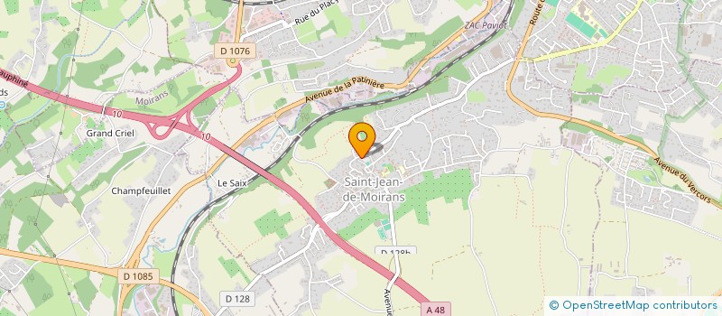 localisation de l'entreprise MADAME MARIA MANTEGNA  SAINT-JEAN-DE-MOIRANS