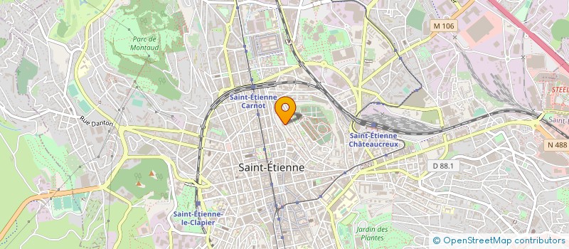 localisation de l'entreprise MADAME MARIA MANUEL AFONSO  SAINT-ETIENNE