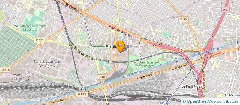 localisation de l'entreprise MADAME MARIA MANUELA CARDOSO  BOBIGNY