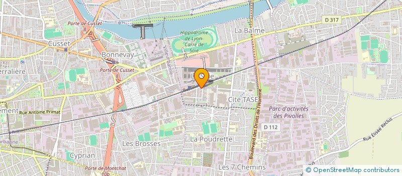 localisation de l'entreprise MADAME MARIA MARCELA MORA  VAULX-EN-VELIN