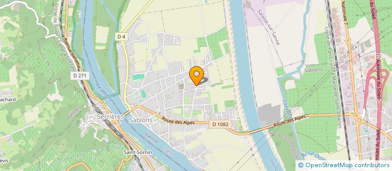 localisation de l'entreprise MADAME MARIA MARINHO  SAINT MAURICE L'EXIL