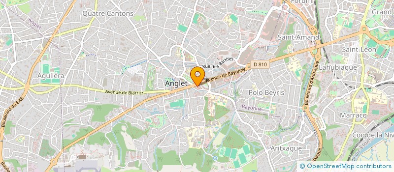 localisation de l'entreprise MADAME MARIA MARIUXI PAREDES  ANGLET