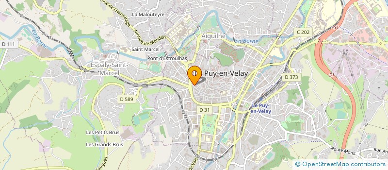 localisation de l'entreprise MADAME MARIA MARQUES  LE PUY-EN-VELAY