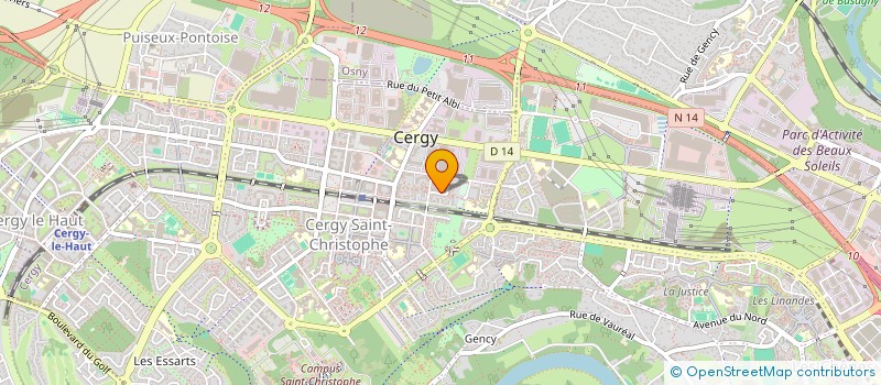 localisation de l'entreprise MADAME MARIA MARQUES LOBO LANDRIN à CERGY