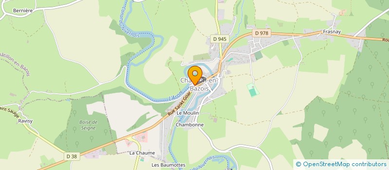localisation de l'entreprise MADAME MARIA MARTIN à CHATILLON EN BAZOIS