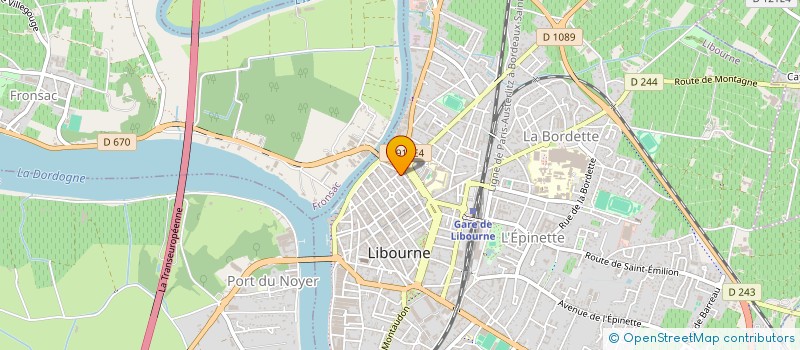 localisation de l'entreprise MADAME MARIA MARTINEZ à LIBOURNE