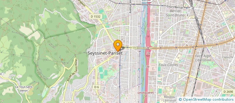 localisation de l'entreprise MADAME MARIA MARTINEZ à SEYSSINET-PARISET