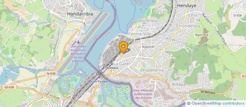 localisation de l'entreprise MADAME MARIA MARTINEZ à HENDAYE