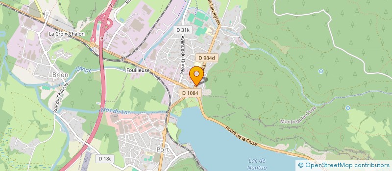 localisation de l'entreprise MADAME MARIA MARTINHO COELHO  MONTREAL-LA-CLUSE