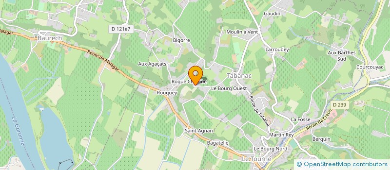 localisation de l'entreprise MADAME MARIA MARTINS  TABANAC