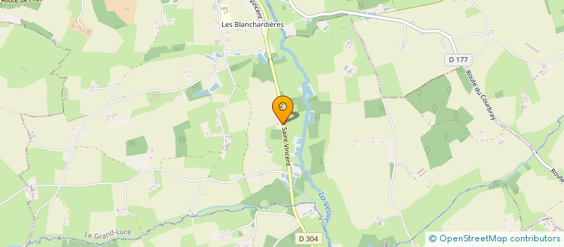 localisation de l'entreprise MADAME MARIA MARTINS  LE GRAND-LUCE