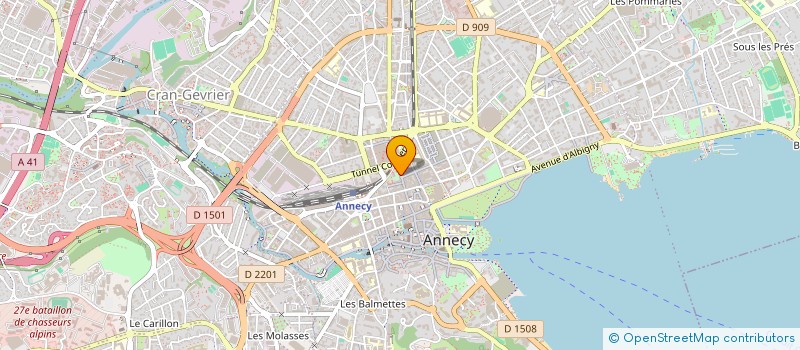 localisation de l'entreprise MADAME MARIA MARTINS FERNANDES  ANNECY