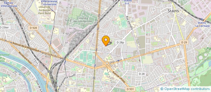 localisation de l'entreprise MADAME MARIA MASAQUIZA CHANGO à PIERREFITTE-SUR-SEINE